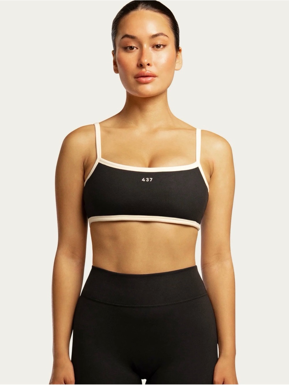 437 micro black bra medium